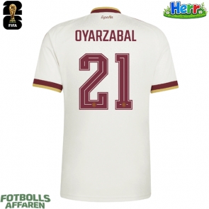 Spanien Mikel Oyarzabal #21 Bortatröja VM 2026 Kortärmad